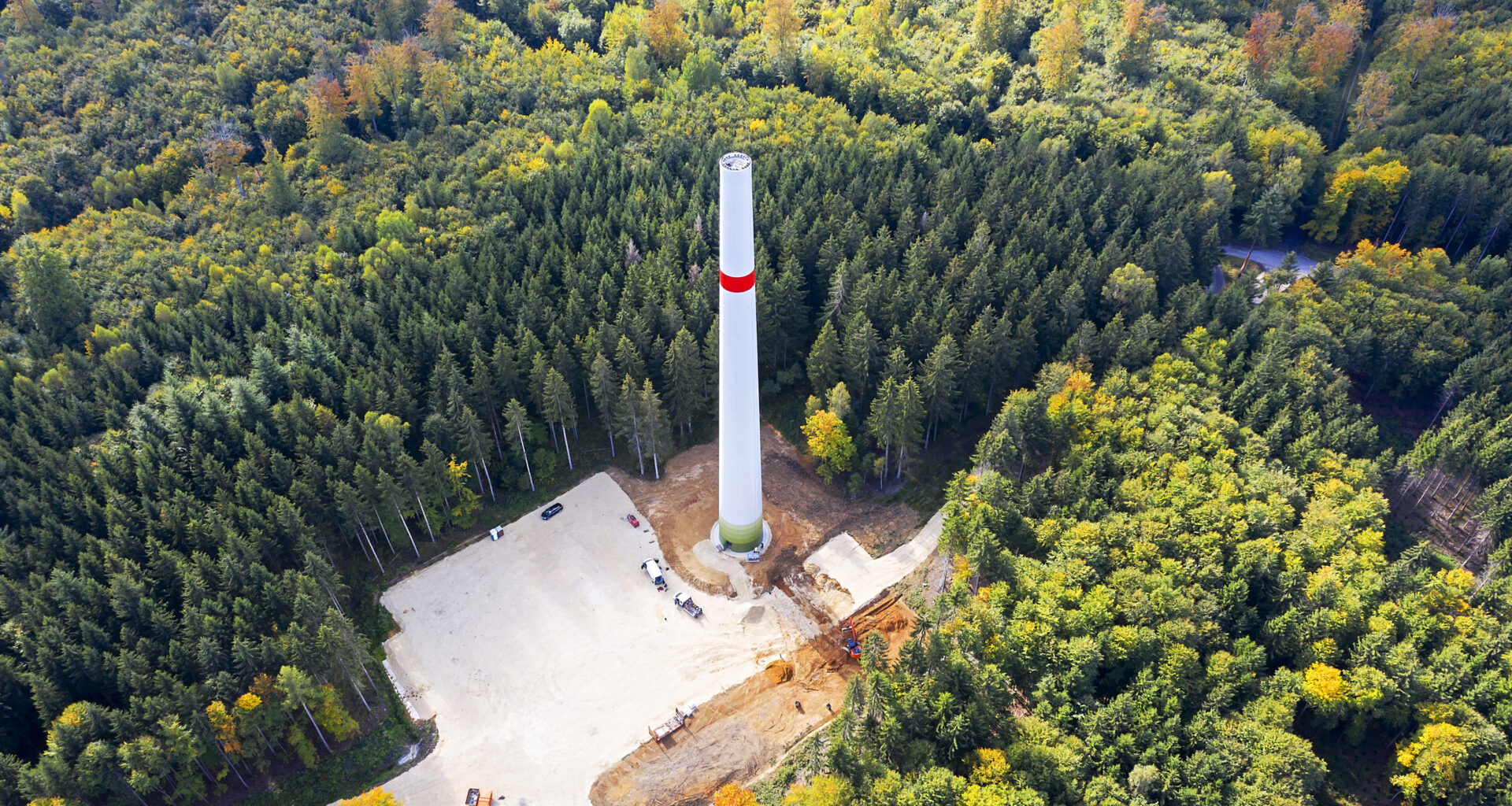 Bauphase WINDPARK Altdorfer Wald